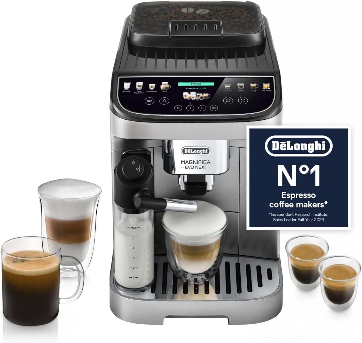 De'Longhi Kaffeevollautomat mit Mahlwerk