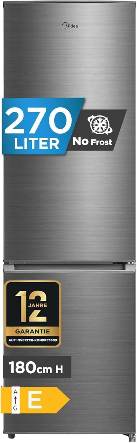 Midea Kühl-Gefrierkombination mit separatem Kühl- und Gefrierbereich
