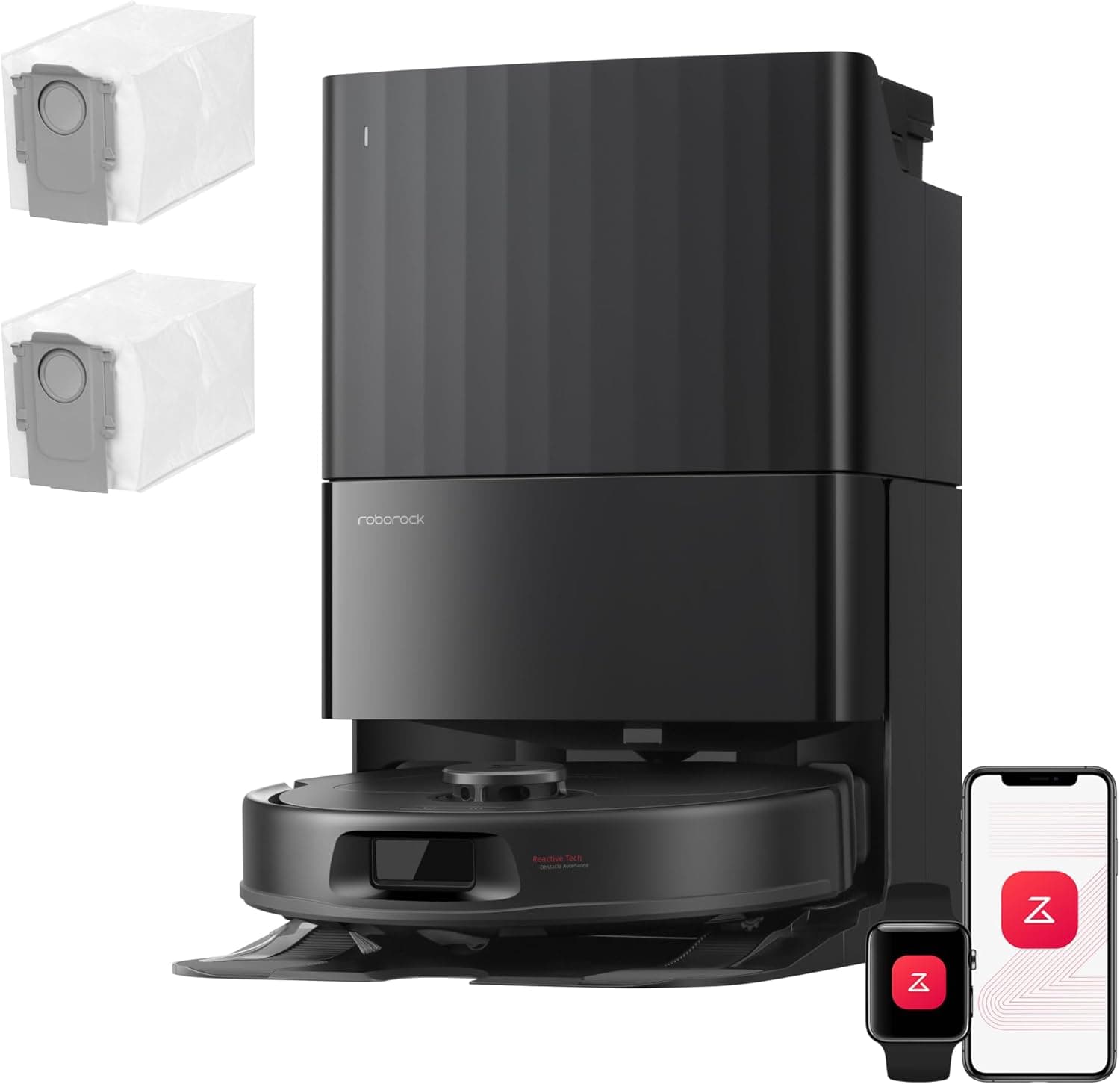 Roborock Qrevo S Pro Saugroboter mit Wischfunktion, 18.500 Pa, Multifunktionsstation