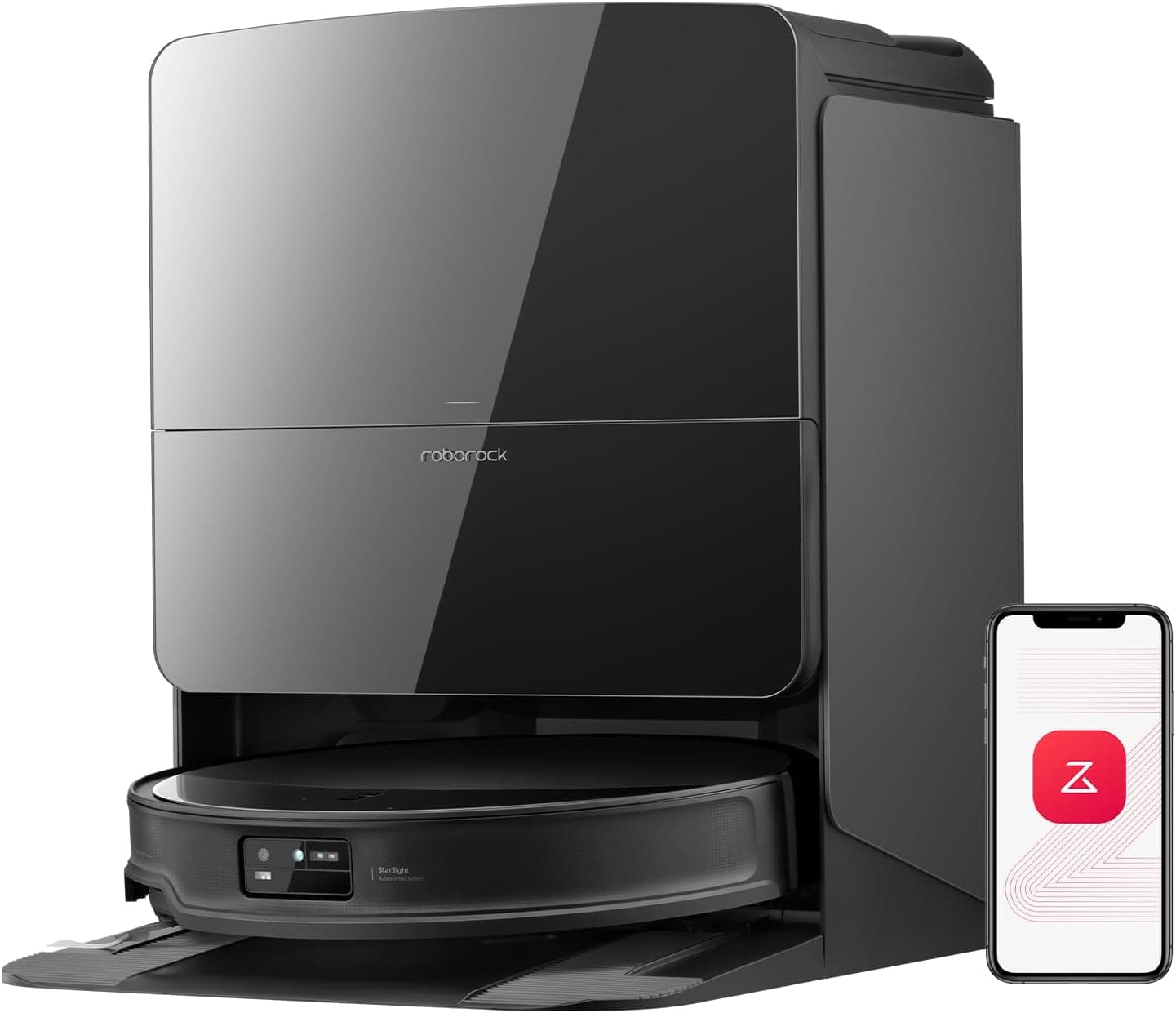 Roborock Saros Saugroboter mit Wischfunktion und Dockingstation – Produktansicht